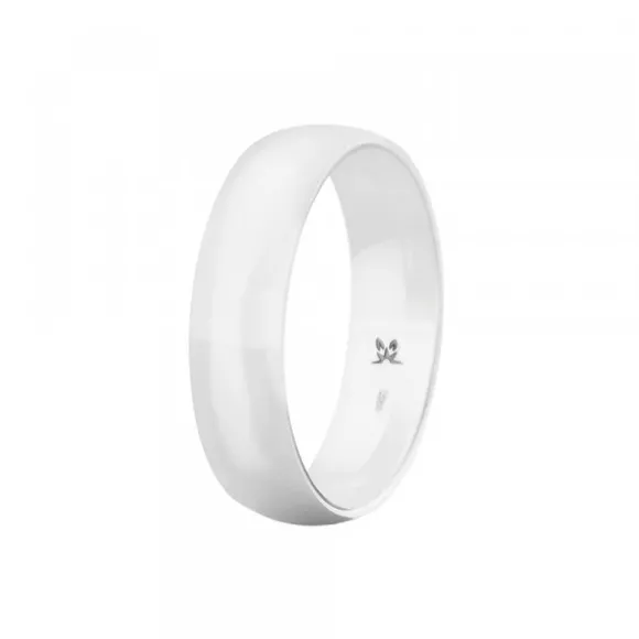 Alianza Plata 5mm Lisa Personalizable