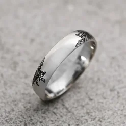 Alianza Plata 5mm y 4 Eguzkilore Personalizable