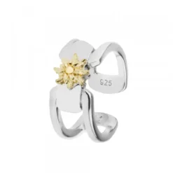 Anillo Bayona Plata y Eguzkilore Dorado