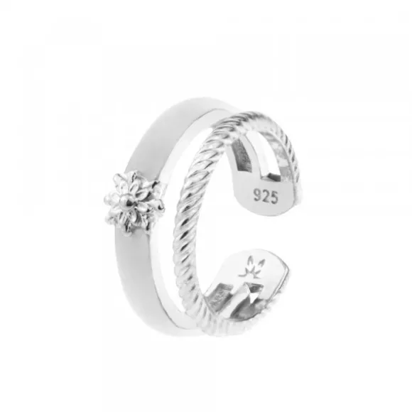 Anillo Biarritz de Plata Eguzkilore