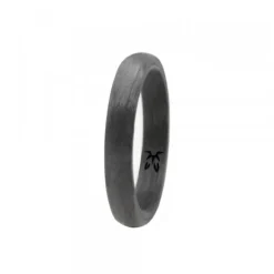 Anillo Carbono Negro Lisa Eguzkilore