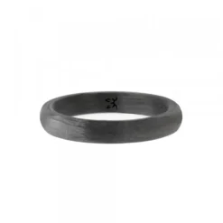 Anillo Carbono Negro Lisa Eguzkilore