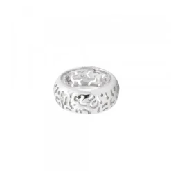 Anillo de Plata con Calado | Joyas Outlet