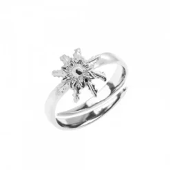 Anillo Eguzkilore Clásico Plata