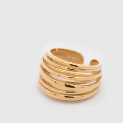 Anillo Hariak Plata Dorada