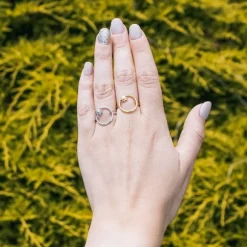 Anillo Luna Llena Plata para Mujer