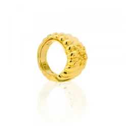 Anillo Mask de Plata Dorada