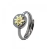 Anillo R-Chic Eguzkilore Plata Dorada
