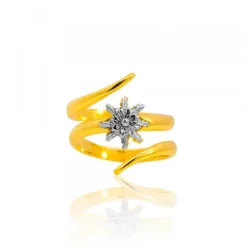 Anillo Tximist de Plata Bicolor