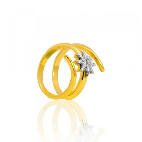 Anillo Tximist de Plata Bicolor