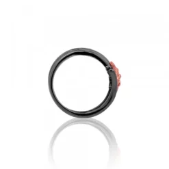 Anillo Tximist de Rutenio y Plata Rosa