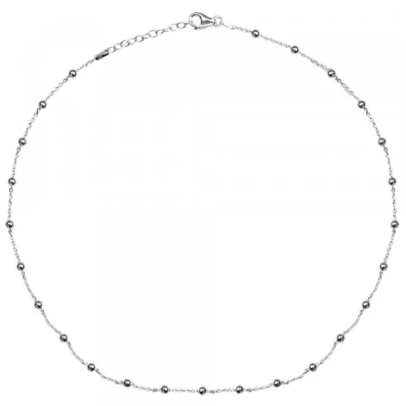 Cadena Forza de Plata 0.40 con Bolitas
