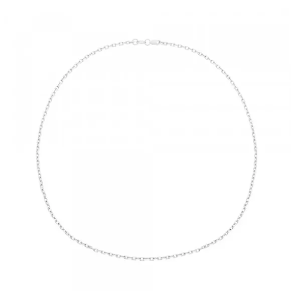 Cadena Oro Blanco 18kt. Grosor 0.30