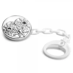 Chupetero Corazón de Plata