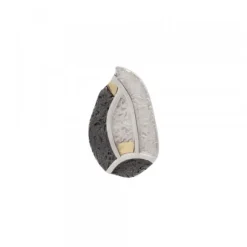 Colgante Almendra Vitoria Plata y Lámina de Oro