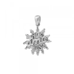 Colgante Ama Eguzkilore Plata Personalizable