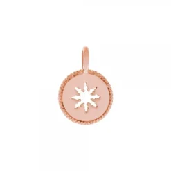 Colgante B2 Plata Rosa