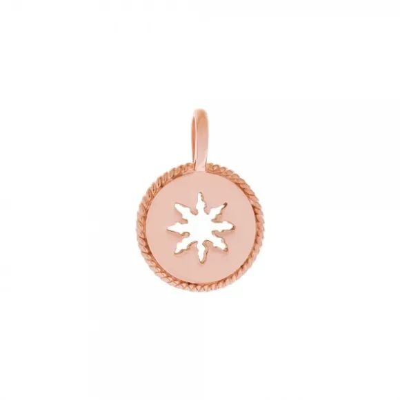 Colgante B2 Plata Rosa