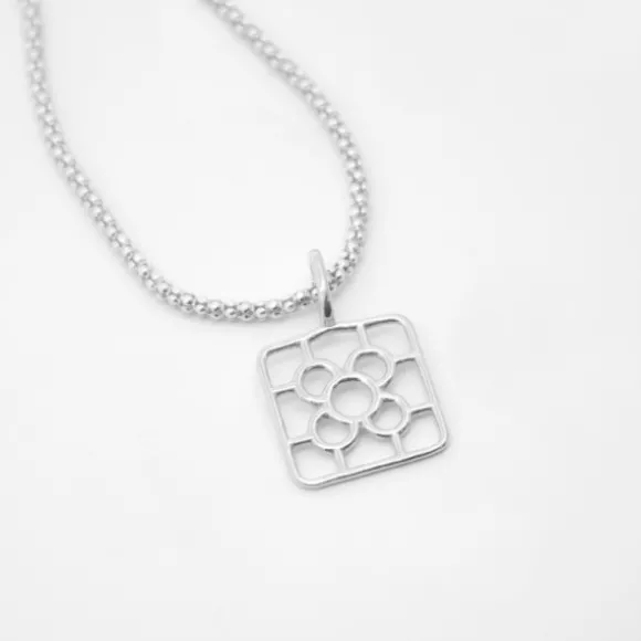 Colgante Baldosa Bilbao de Plata