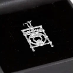 Colgante Barandilla de La Concha Oro Blanco 22mm