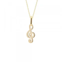 Colgante Clave de Sol Oro 18kt.