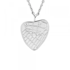 Colgante Corazón de Bilbao de Plata Personalizable