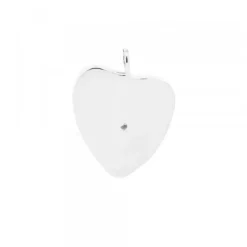 Colgante Corazón de Bilbao de Plata Personalizable