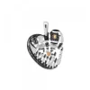 Colgante Corazón de Bilbao de Plata y Oro