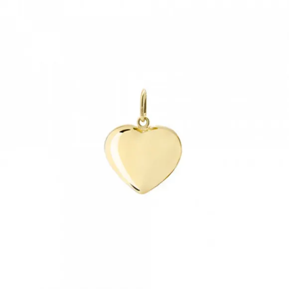 Colgante Corazón Oro Hueco 8mm