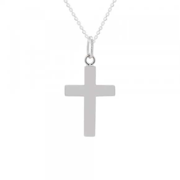 Colgante Cruz Plata 23mm