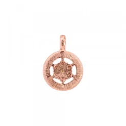Colgante de Plata Rosa Orla con Circonitas