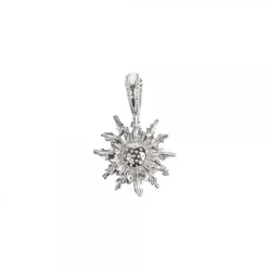 Colgante Eguzkilore Plata 14mm