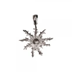 Colgante Eguzkilore Plata Negra 29mm