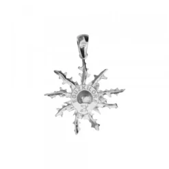 Colgante Eguzkilore Plata Bicolor 29mm