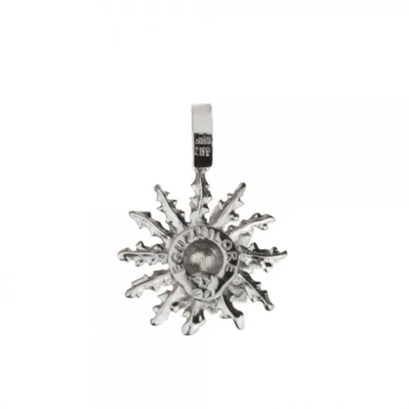 Colgante Eguzkilore Plata Bicolor 21mm