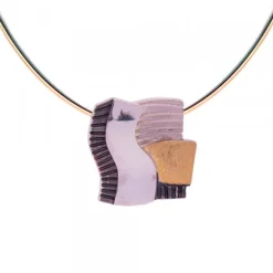 Colgante Gure Guggen de Plata y Lámina de Oro