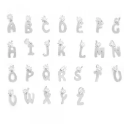 Colgante Inicial Plata 10mm