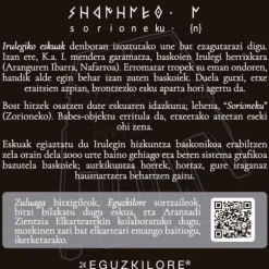 Colgante Irulegi Largo Plata y Lámina de Oro