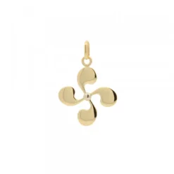 Colgante Lauburu Oro 15mm Personalizable