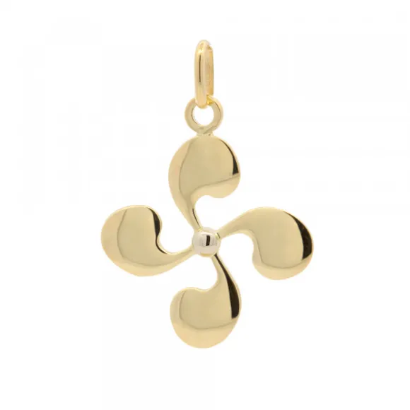 Colgante Lauburu Oro 24mm Personalizable