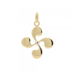 Colgante Lauburu Oro 21mm Personalizable