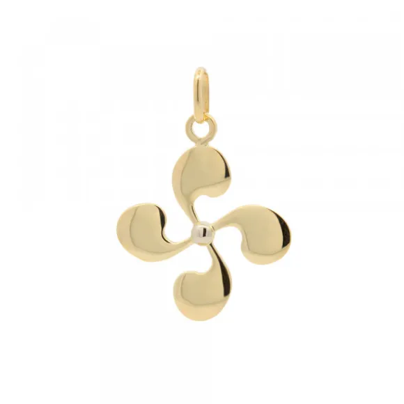 Colgante Lauburu Oro 21mm Personalizable