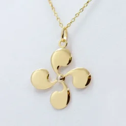 Colgante Lauburu Oro 21mm Personalizable