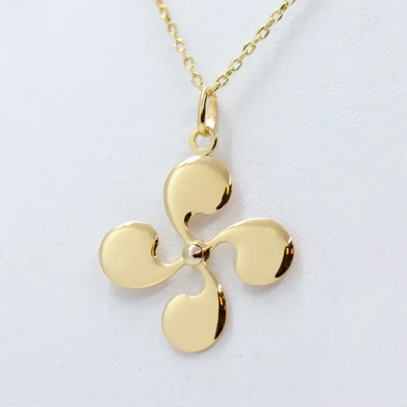 Colgante Lauburu Oro 21mm Personalizable