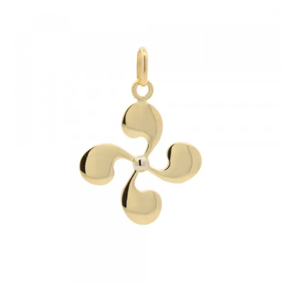 Colgante Lauburu Oro 21mm Personalizable