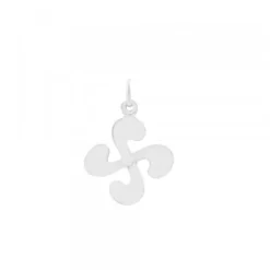 Colgante Lauburu Plata 26mm y Cadena Forza