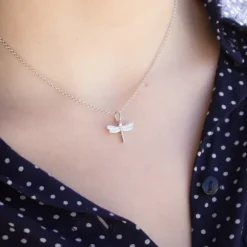 Colgante Libélula de Plata