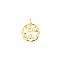 Colgante Maite Zaitut de Plata Dorada