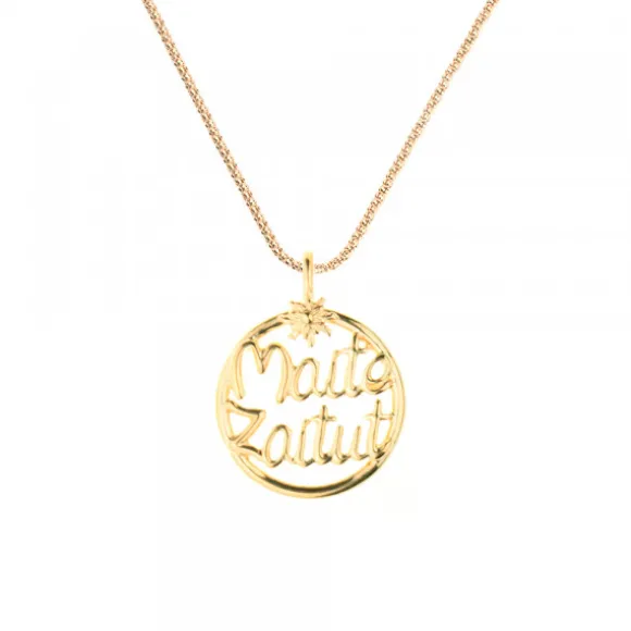 Colgante Maite Zaitut de Plata Dorada