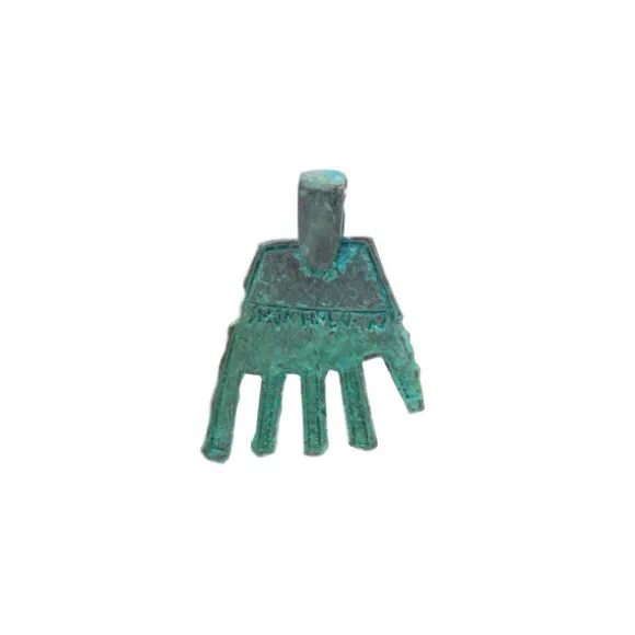 Colgante Mano de Irulegi Verde 20mm